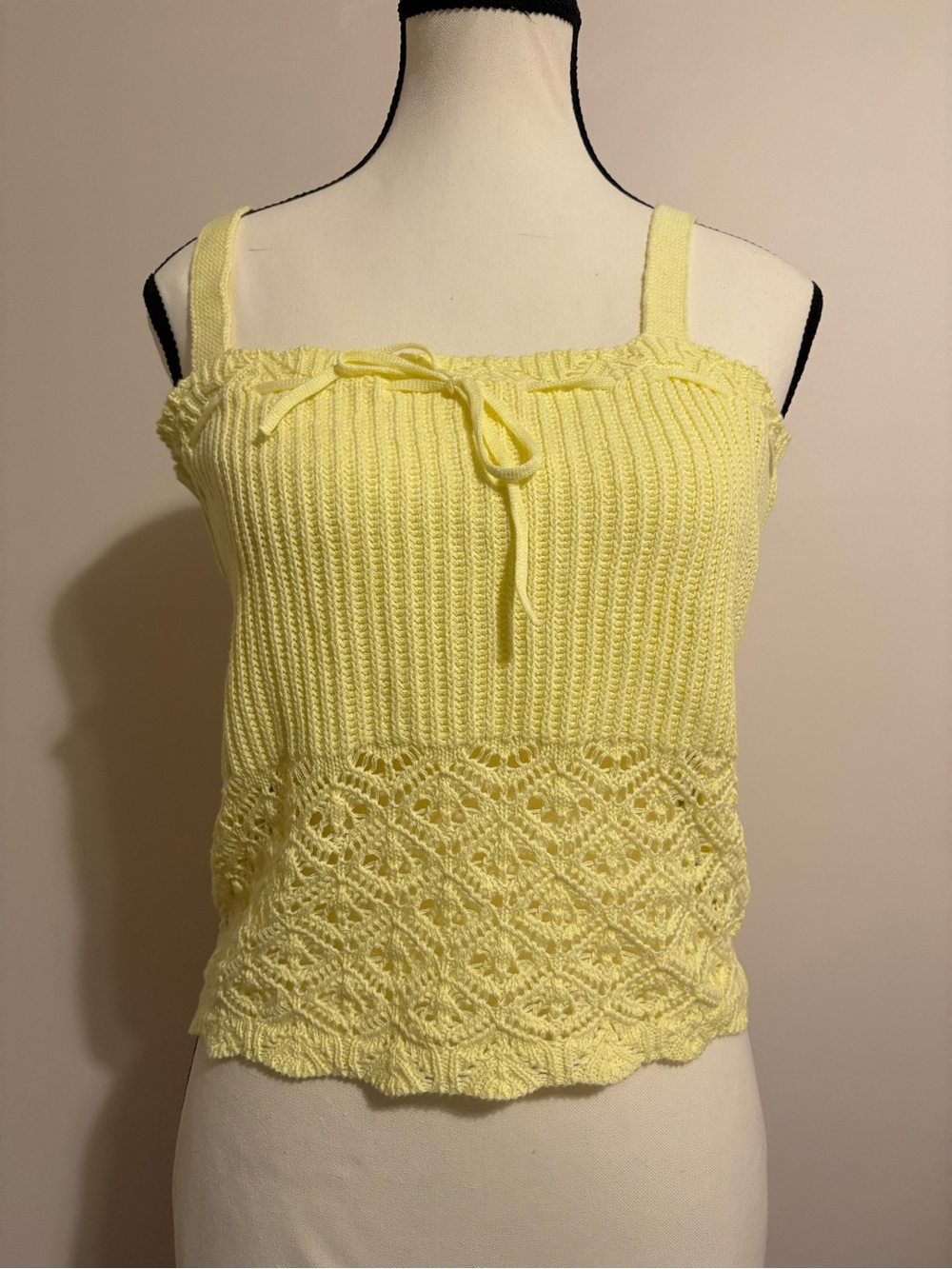 Yellow tank top, Medium, NWT